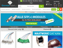 Tablet Screenshot of glasvezel-kabel.com